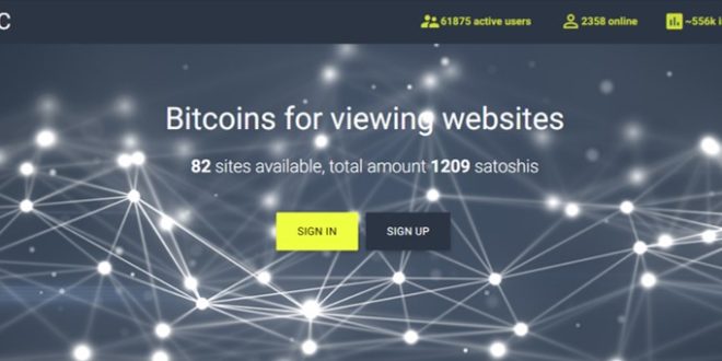 Verdiene Bitcoins Durch Ansehen Von Internet Werbung Geld - 